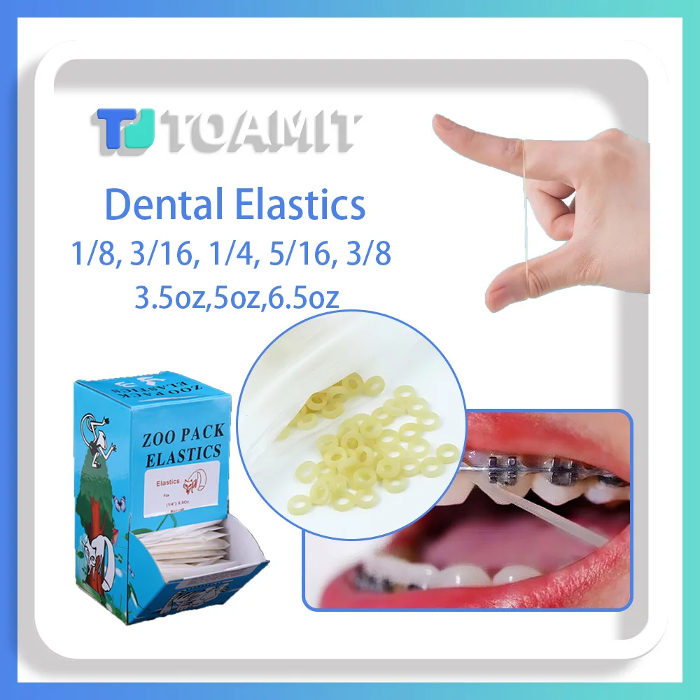 Lot De 2x Attaches élastiques Pour Appareil Dentaire (ligatures) Easyinsmile - Caoutchouc, Neuf