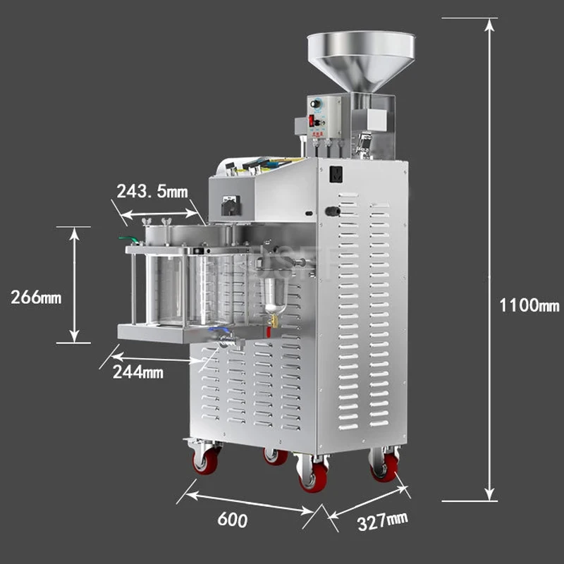 High Quality 20-30Kg/H Cold Press Oil Press, Fully Automatic Moringa Seed Oil Extraction Machine, Rapeseed Oil Press Machine