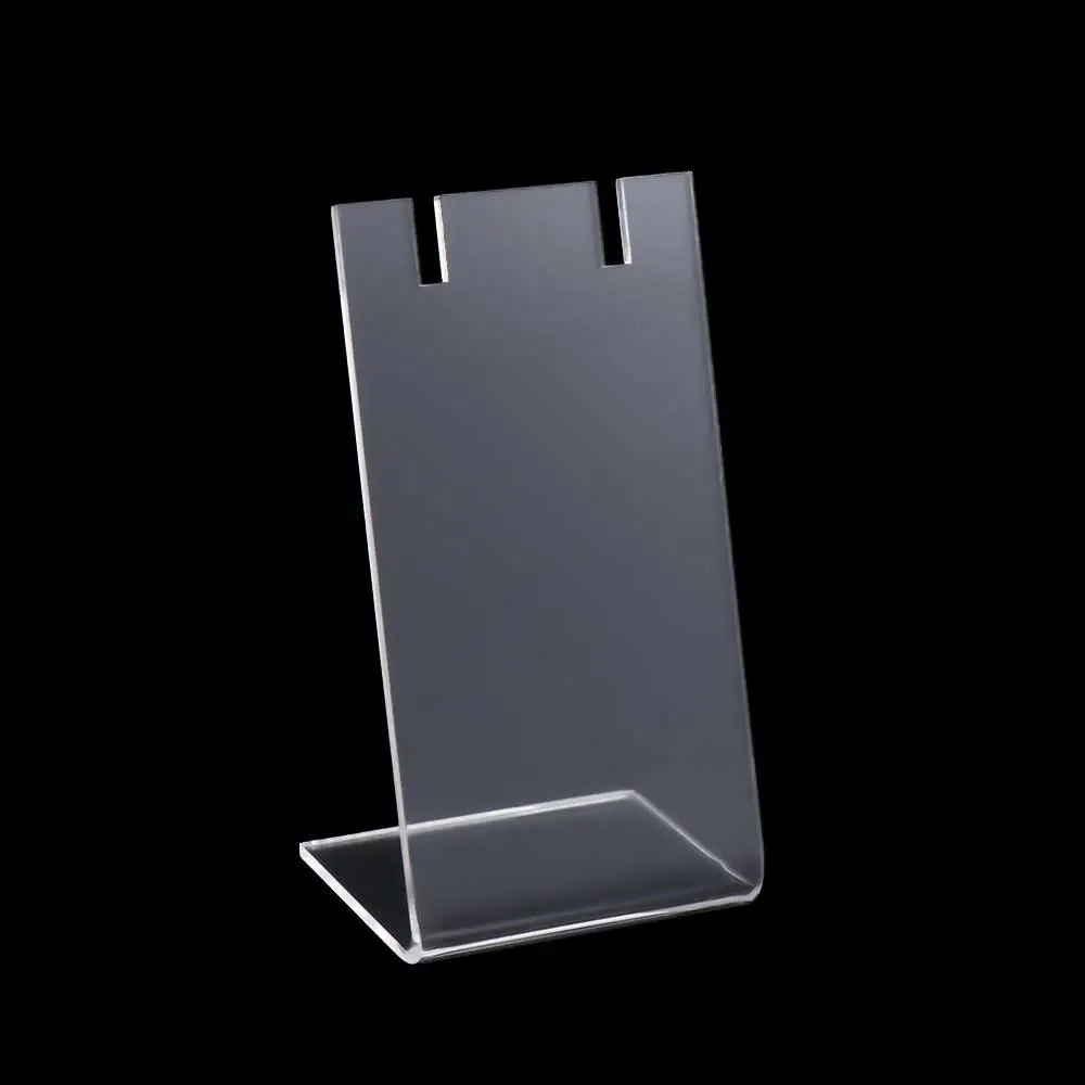 رف تخزين القلائد من الأكريليك للفتيات منظم مجوهرات شفاف رف عرض القرط حامل مجوهرات نسائي #4