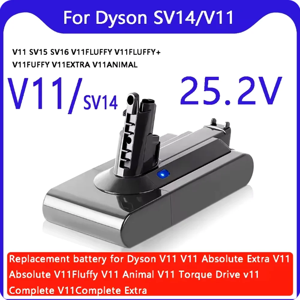 

SV14 Serie 25.2V 10Ah Battery for Dyson Vacuum Cleaner Fluffy V11 Absolute Extra V11 Absolute V11 Animal 970145-02 Battery