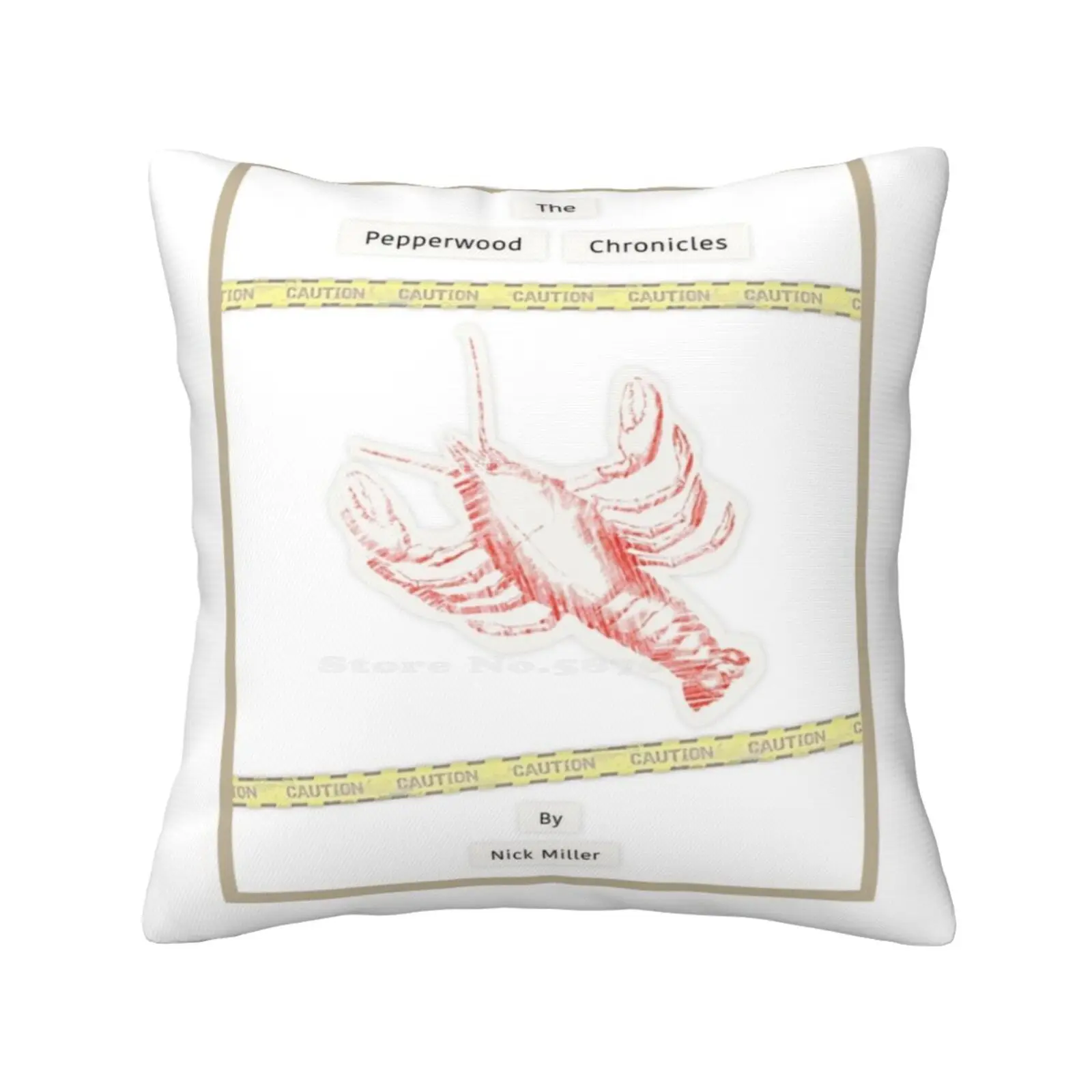 The Pepperwood Chronicles Throw Cushion Pillow Cover The Pepperwood Chronicles Book Cover New Girl Nick Miller Day