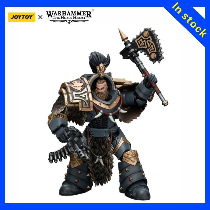 【ZW】JOYTOY Warhammer 40K 1/18 Action Figure Space Wolves Varagyr Wolf Guard Squad Varagyr Terminator 4 Model Toys Gifts
