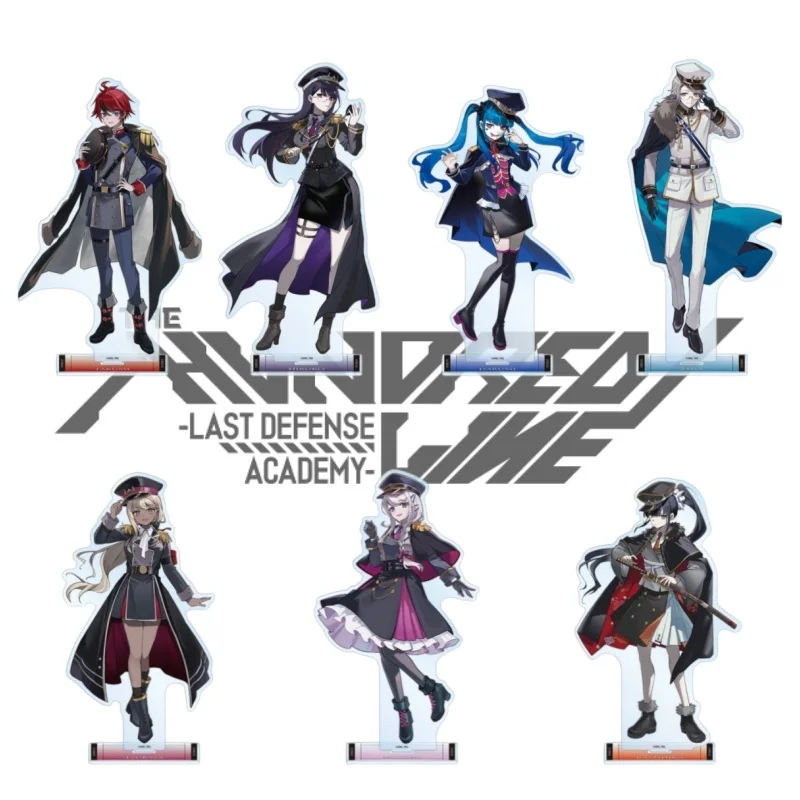 ‌The Hundred Line - Last Defense Academy Standee Anime Stand Model Plate Decoration Desk Figure Display Friends Gift Cartoon