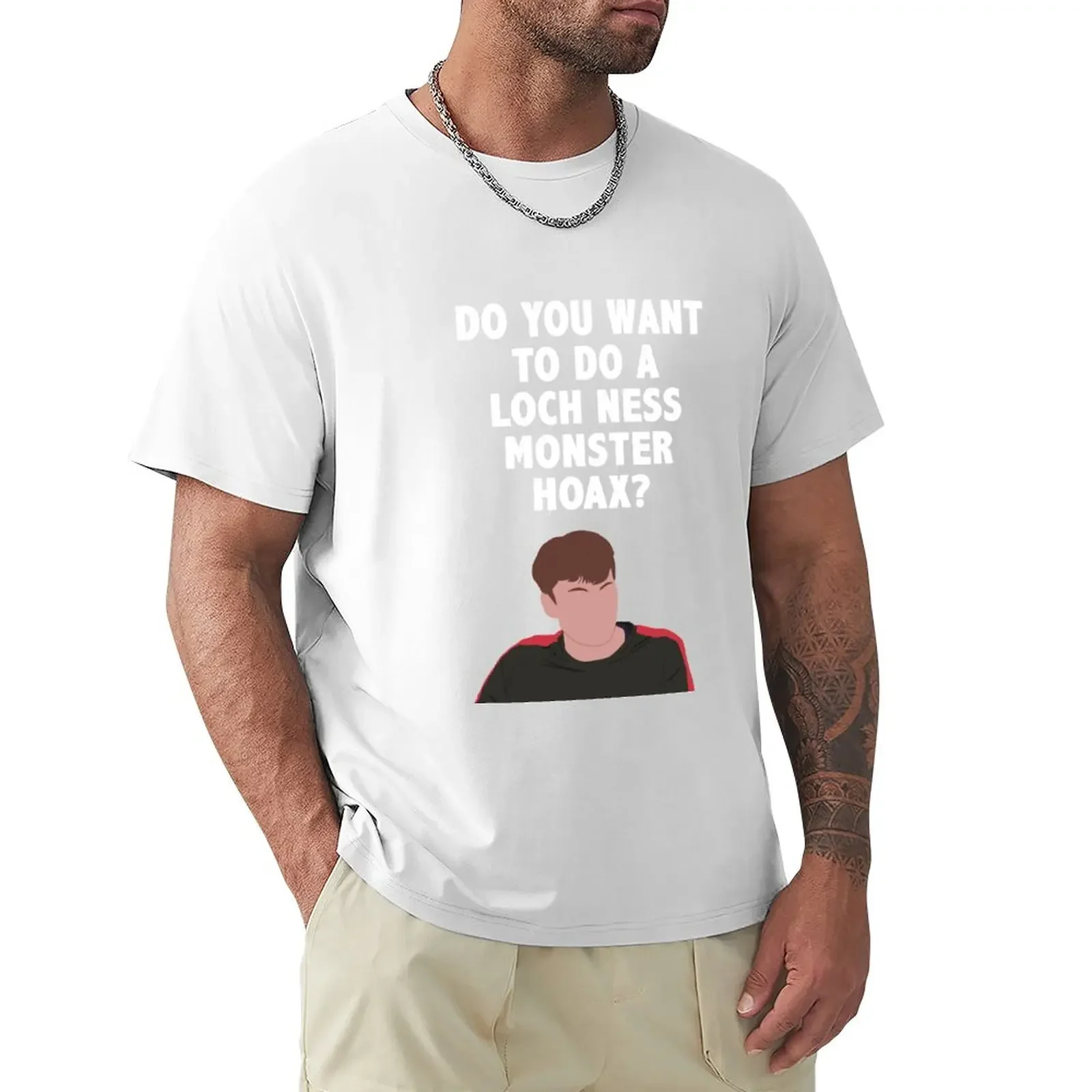 James Acaster - Loch Ness T-Shirt customs design your own funnys animal prinfor boys t shirts for men cotton