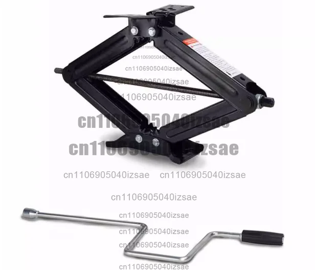 RV Camper Scissor Leveling Jacks Trailer Stabilizer Camp Parking Stabilizing Jack Trailer Accessories C-type 5000lb Scissor Jack