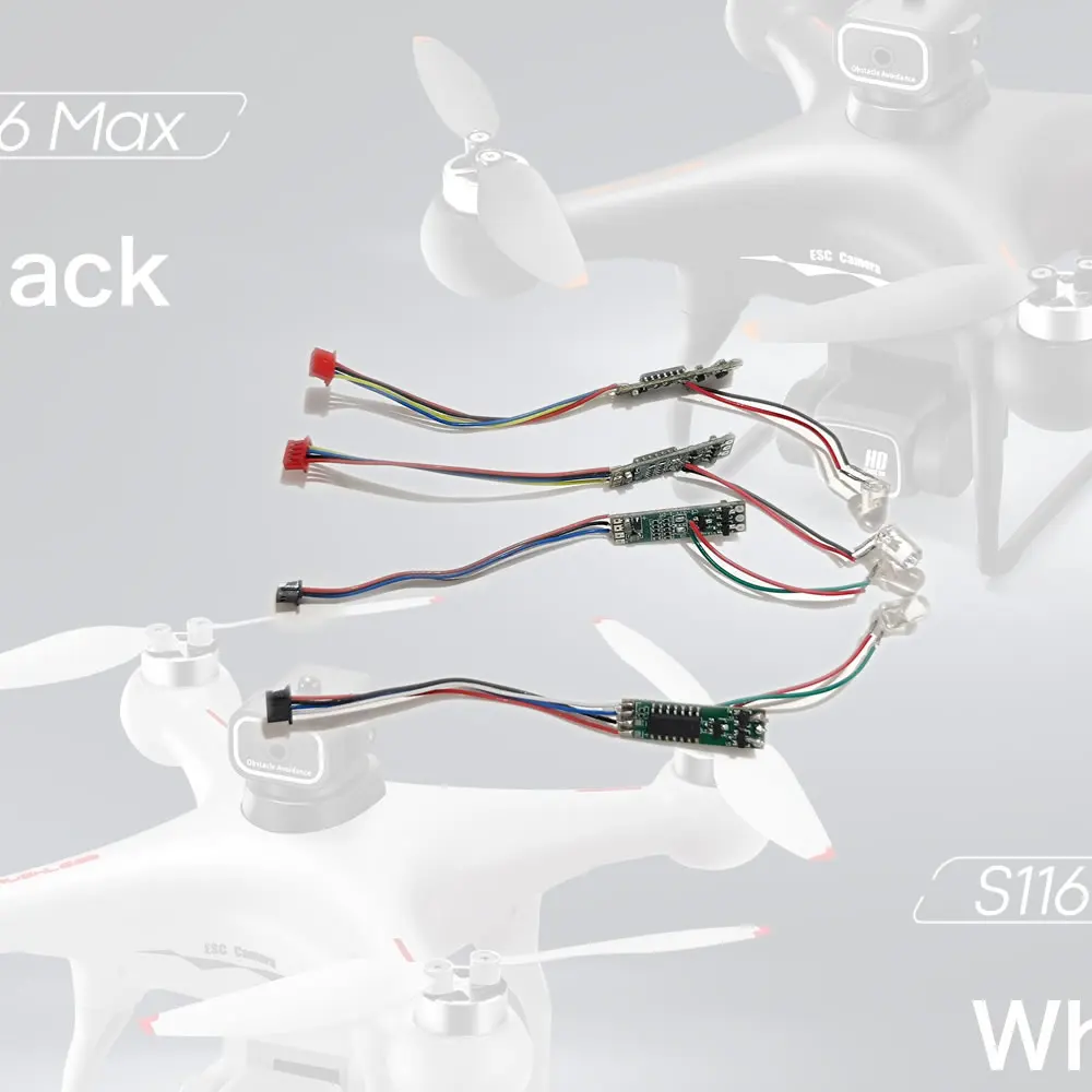 ESC Board With Light Bar Full Set 4PCS for S116 Drone S116PRO MAX S116Max Brushless Motor RC Quadcopter Drone Original Accessory