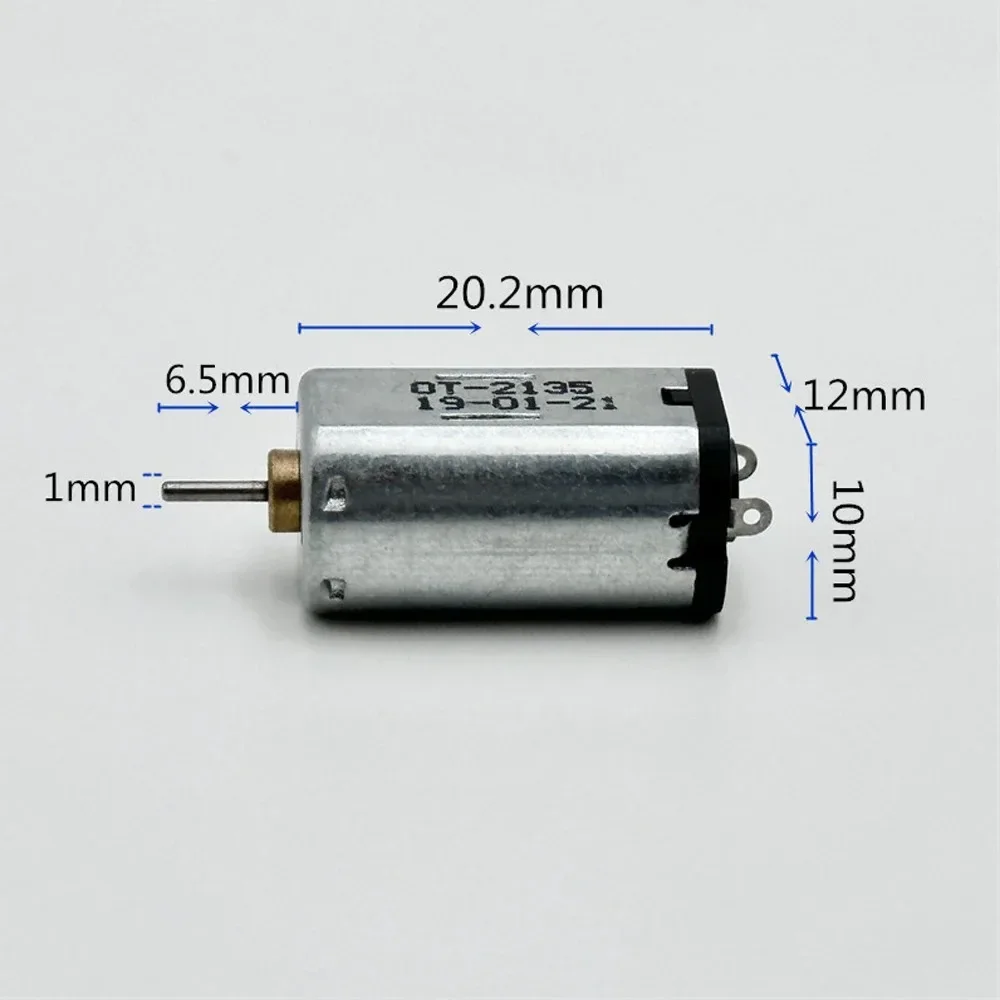 Micro N30 Flat Motor DC 3V 3.7V 4.2V 40000rpm High Speed Large Torque Carbon Brush Engine for Model Airplane Toy Accessories