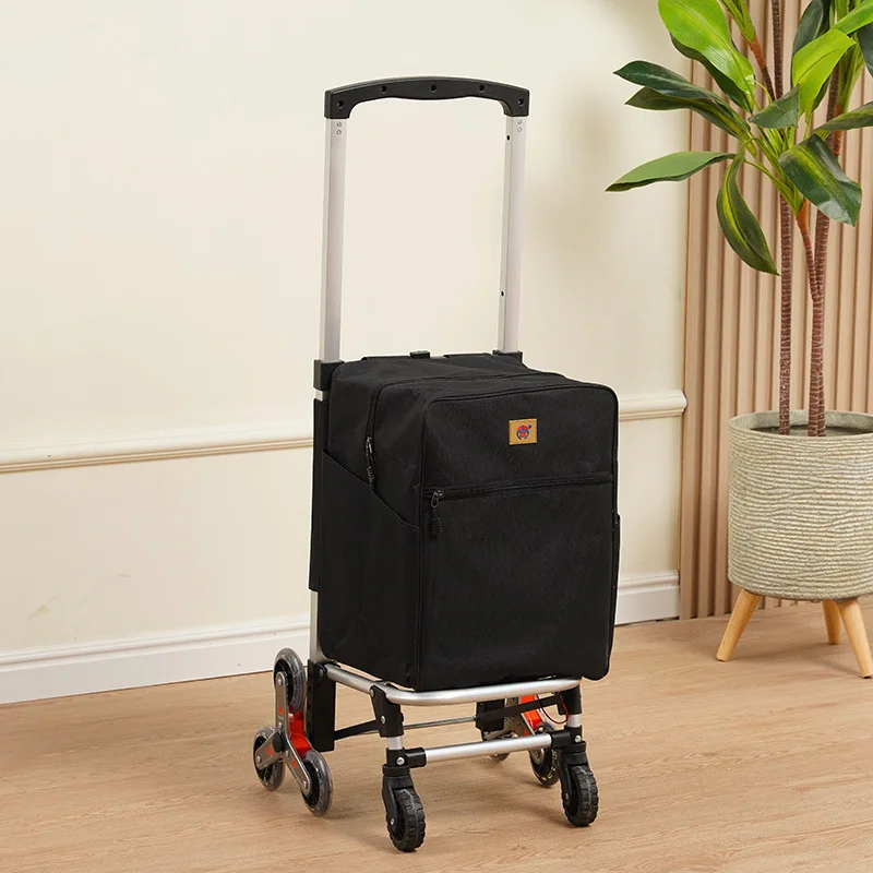 

Тележка для покупок с алюминиевой ручкой, для подъема по лестнице, для супермаркета, для перевозки грузов и багажа