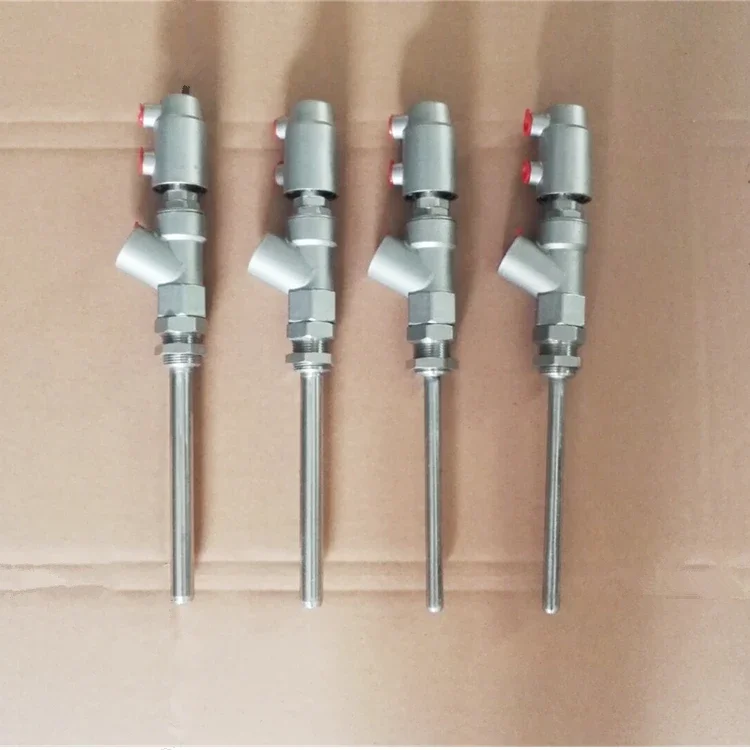 Factory Direct Glass Water, Antifreeze Filling Head Stainless Steel 304 Anti-drip 4 Minute Pneumatic Filling Angle Valve