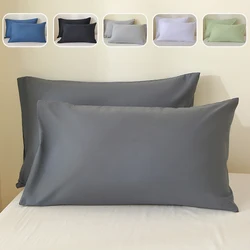 Taies d'oreiller longues pour chambre à coucher, lit blanc 100% polyester, norme américaine, Queen King Size, 50x65 cm, 50x70 cm, 50x75 cm, 50x90cm, ensemble de 2 pièces