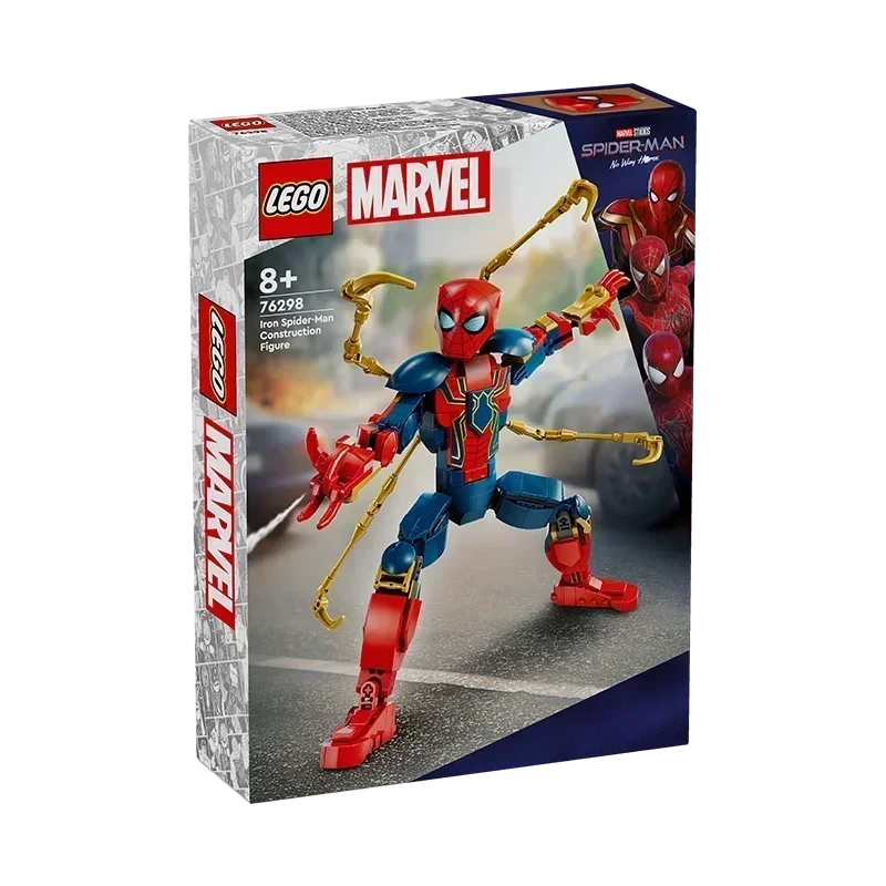 LEGO Super Heroes 76298 Steel Spider Man Assembly Doll giocattolo per bambini regalo per ragazzi e ragazze