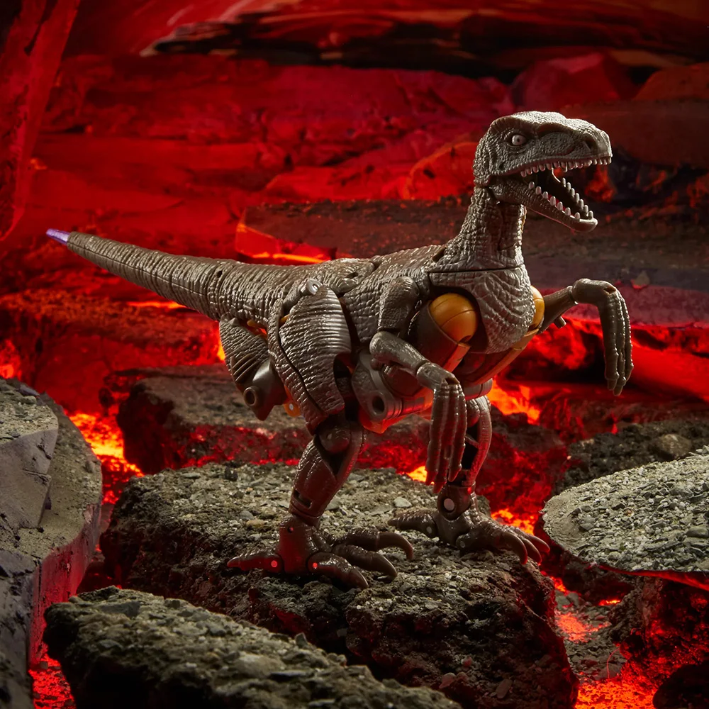 [En stock] Hasbro Transformers War for Cybertron Kingdom Dinobot 18cm Voyager Class coleccionable Anime figura de acción modelo Juguetes