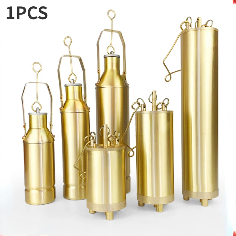 Muestreador de aceite portátil de cobre, recipiente para muestreo de aceite líquido de 300/500/1000ML, vaso de muestreo, muestreador de petróleo, 1 ud.