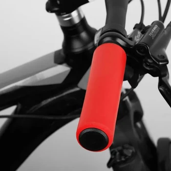 1 paio di impugnature per biciclette da ciclismo in Silicone antiscivolo per esterni MTB custodia protettiva per manubrio per Mountain Bike nastro per manubrio per bicicletta
