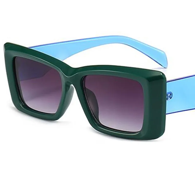

Fashion Sun Glasses Women Anti-UV Spectacles Jelly Color Eyeglasses Retro Small Frame Google Rectangle Sunglasses