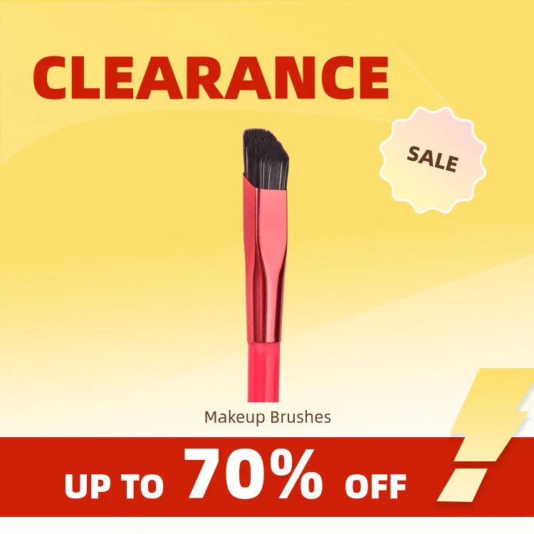 Promoção: Pincel de Sobrancelha Quadrado para Efeito 3D e Definição de Linha Capilar, Ferramenta para Pasta de Sobrancelha, Pincel de Sobrancelha, Pincéis de Maquiagem para Sobrancelhas_Cont