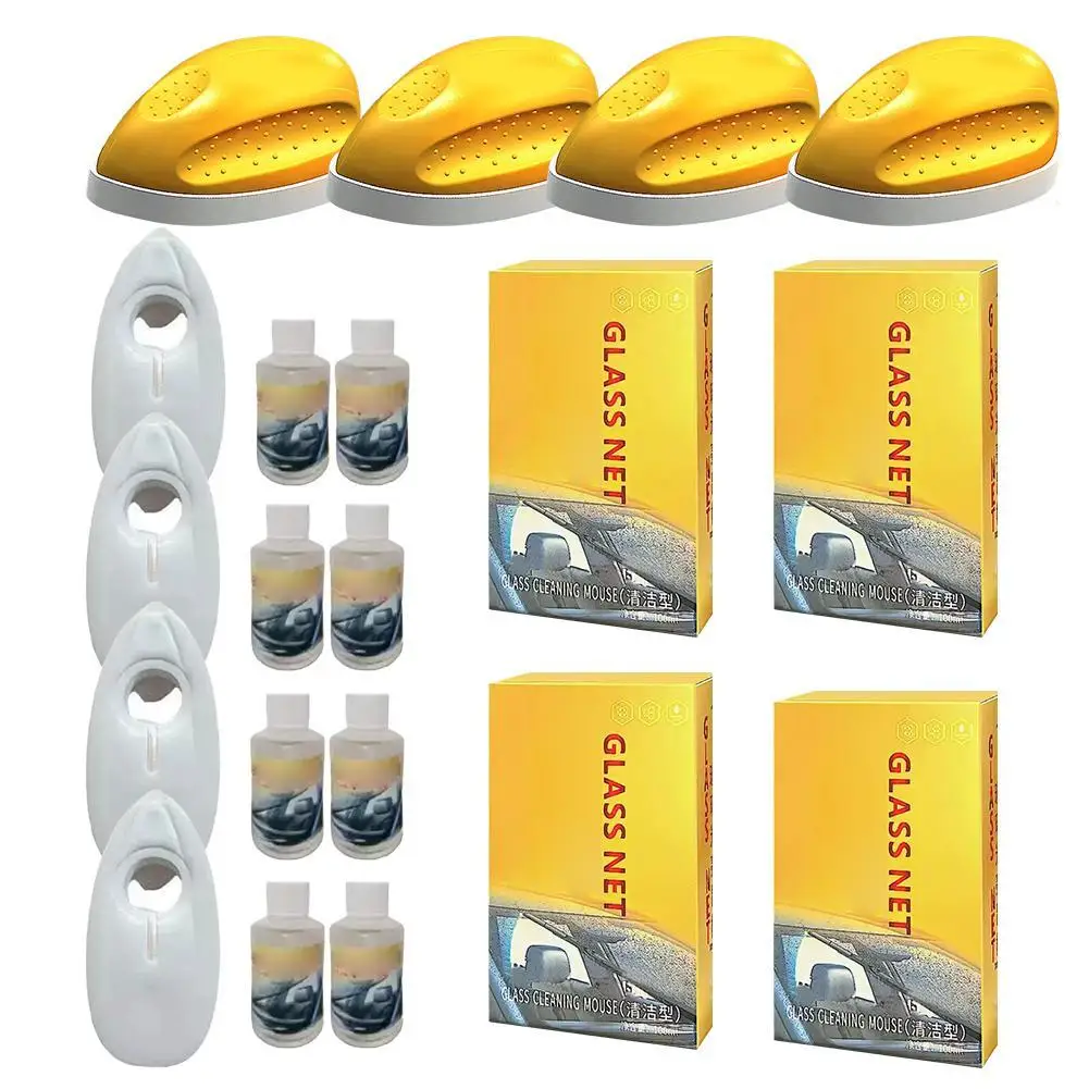 

Glass Bright Mouse To Remove Car Oil Film Water Stain Coating Strong Decontamination Maintenance Clean Car Accessories