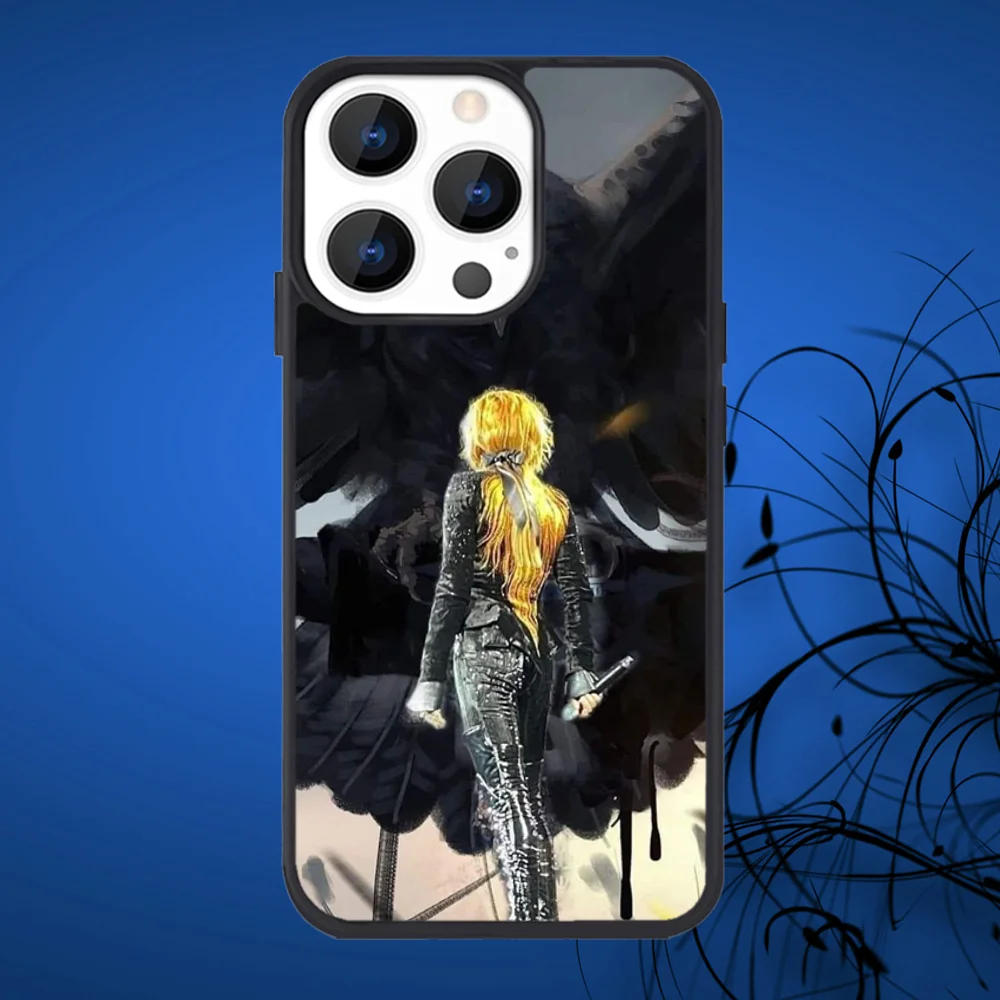 Singer Mylene Farmer Phone Case For iPhone 16,15,14,13,12,11,Plus,Pro,Max Mini Magsafe Magnetic Wireless Charging