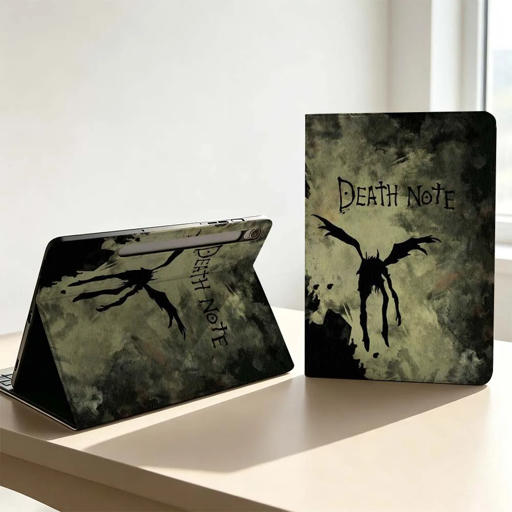 Death Note Anime For Samsung Galaxy Tab S11 S10 S9 S8 S7 S6 A9 A8 A11 Lite FE Plus Pen Tray Tablet Case Soft