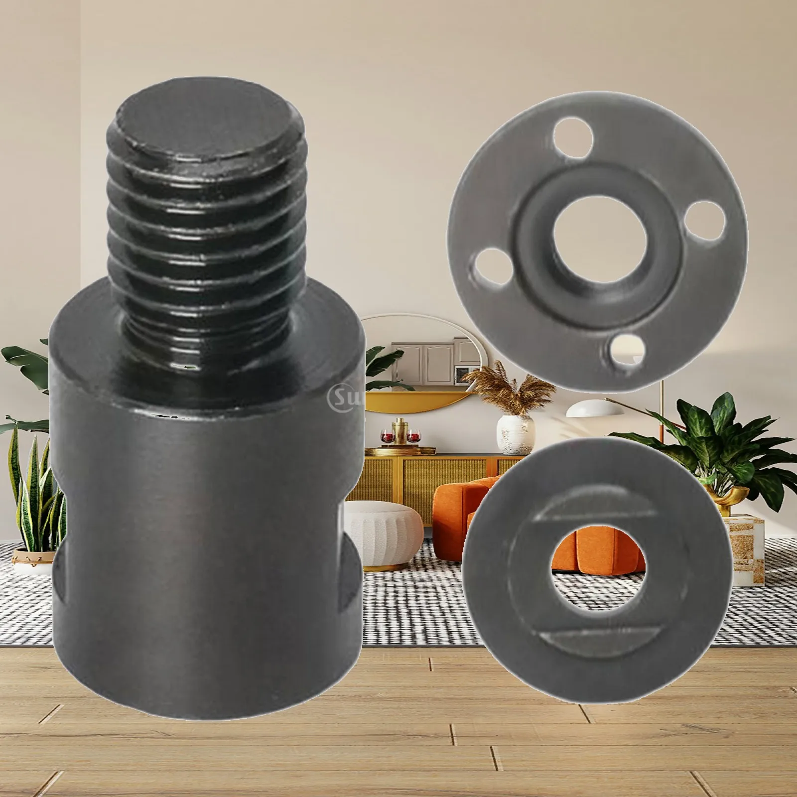 Durable Metal Angle Grinder Attachment Thread Converter M14 to M10 for Grinder
