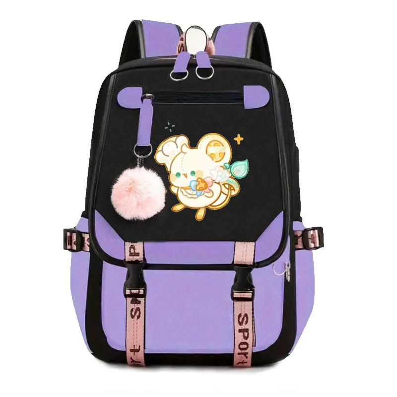 

Kawaii аниме детский рюкзак большой емкости школьная сумка для девочек женщин дети милый практичный универсальный рюкзак