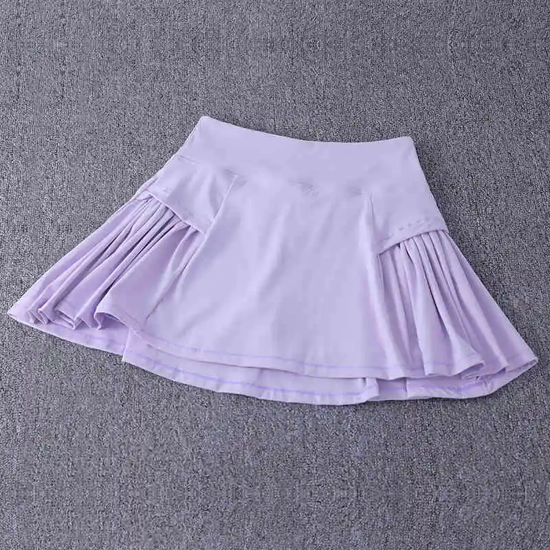 Sports short skirt; pseudo two-piece running skirt for women; summer badminton suit; quick-drying breathable tennis skirt; yoga - Image 5