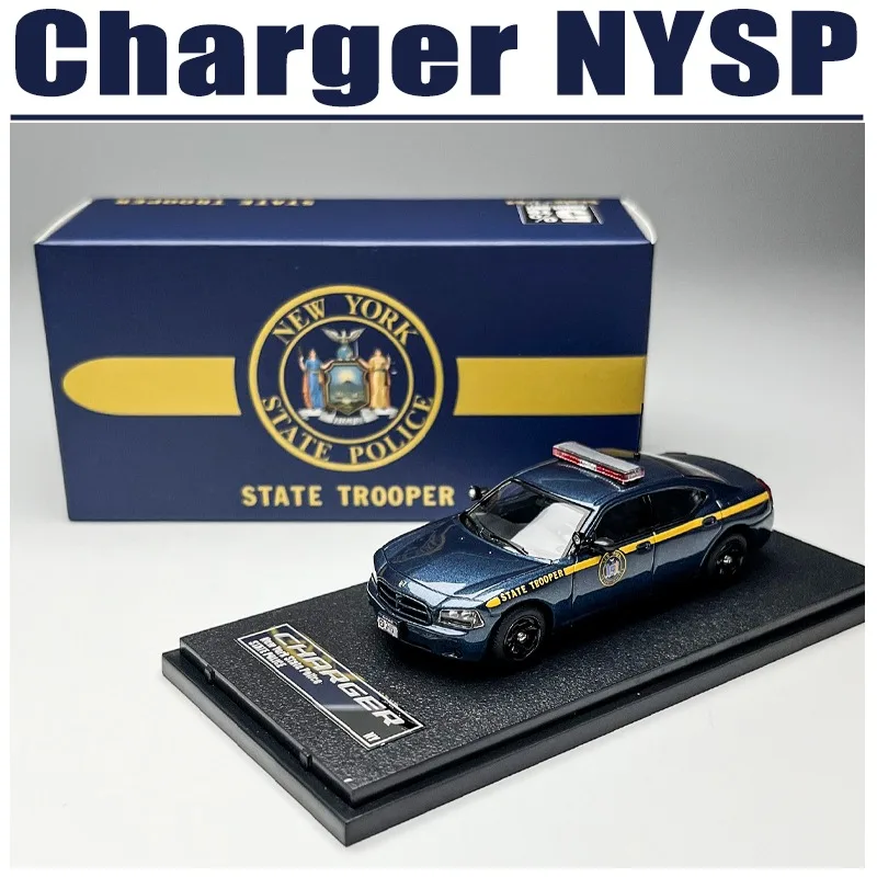 Rollin 1/64 Charger NYSP Metalowy Model Auta Zabawka z Odlewu Metalowego Prezent