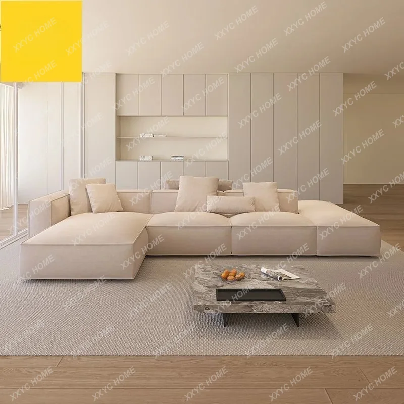 A back to back sofa high-end matte cloth Internet celebrity nail salon home