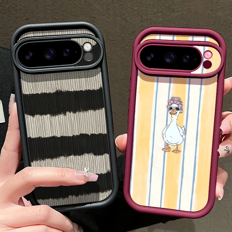 Zebra Stripe Pattern TPU Phone Case For Google Pixel 10 9 Pro 9A 10 9 Pro XL Pixel 8A 7A 8 7 Pro Shockproof Soft Silicone Cover view 2