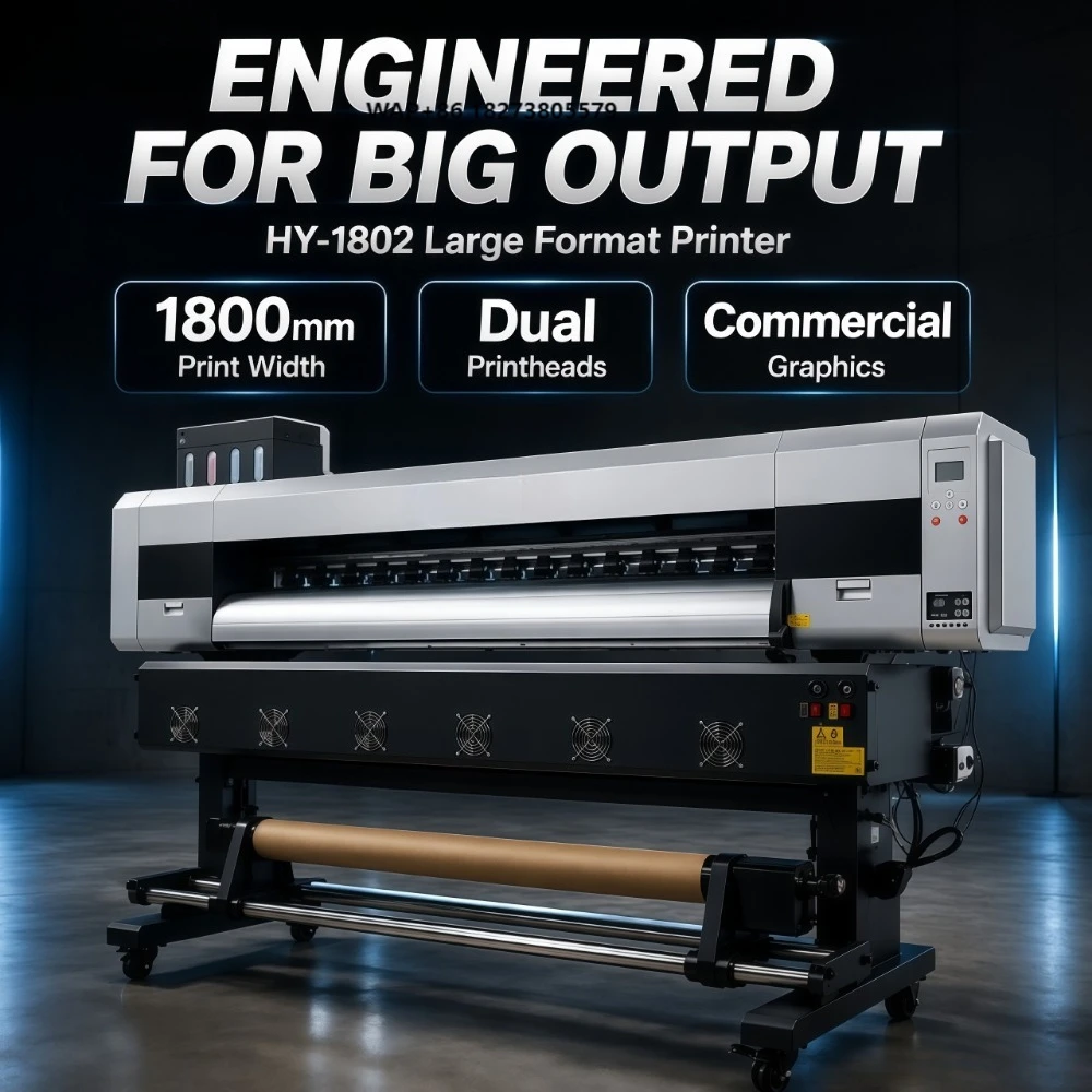 Industrial graphic printing equipment for high-resolution commercial output
