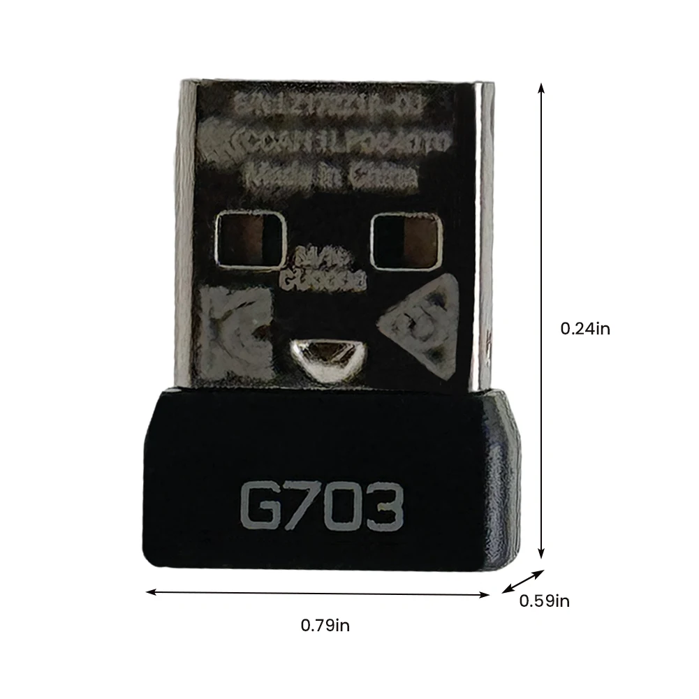 USB Receiver Mouse Receiver Wireless Dongle Adapter for Logitech CPW G Pro/GPXS G Pro X G502 G502X G903 G703 G603 G305 G304