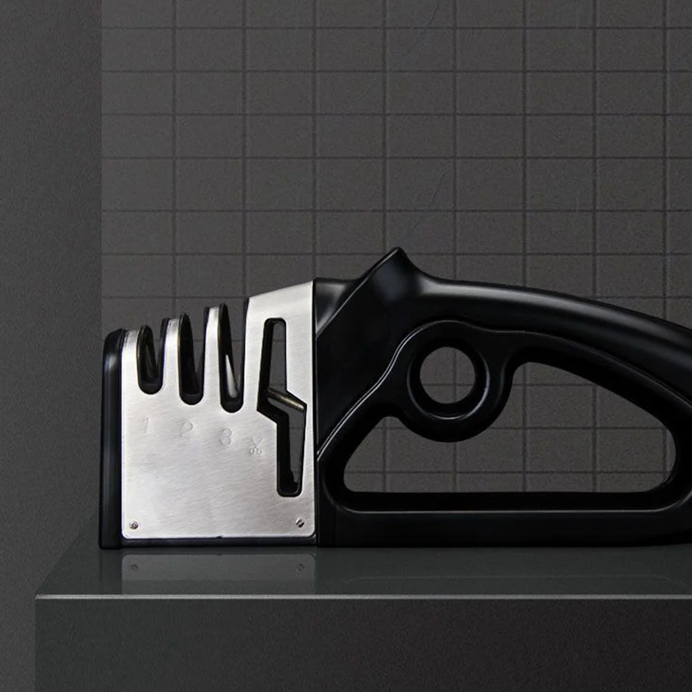 

Practical Versatile Sharpener Multi-Functional Kitchen Tool High-Quality Material Stable Performance Ergonomic Handle