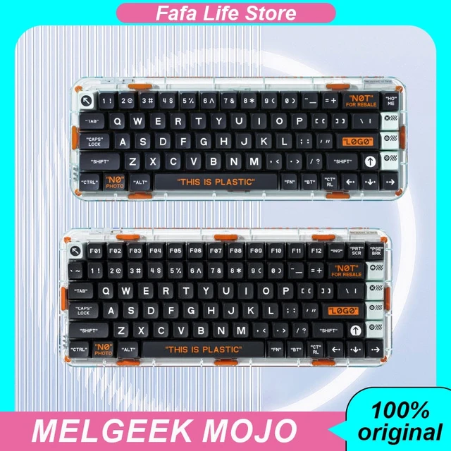 MelGeek Mojo68 Wireless Mechanical Keyboard 3 Mode Dark Knight ABS Keycap  Hot Swappable RGB Esports Game Keyboard PC Accessories - AliExpress