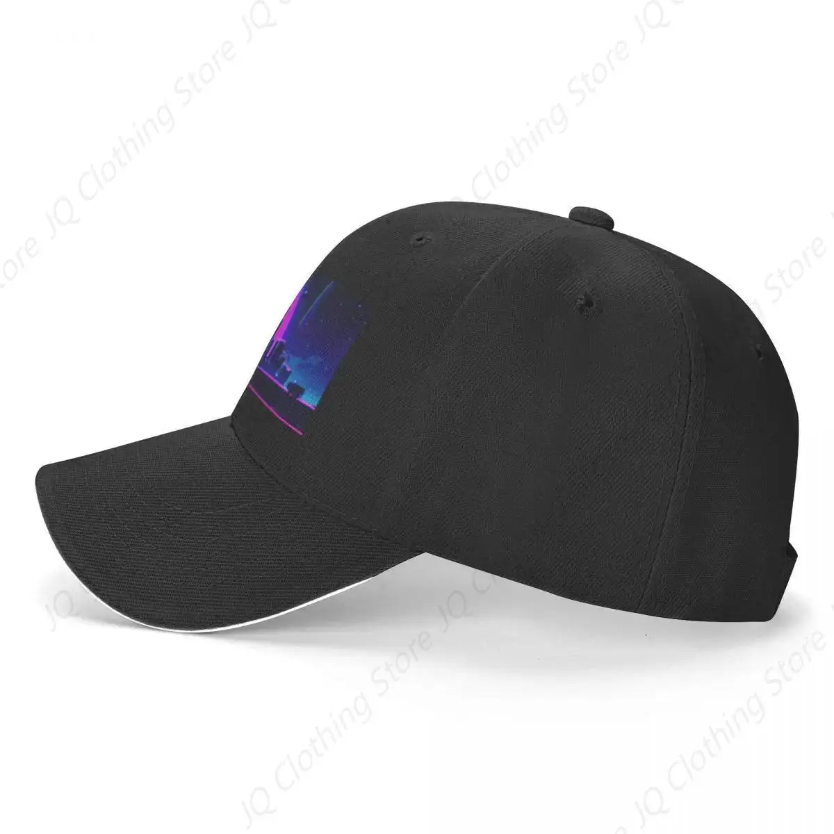 Casquette de baseball Cyan Synthwave City pour hommes et femmes, DulCap militaire, anniversaire, plage, 2024