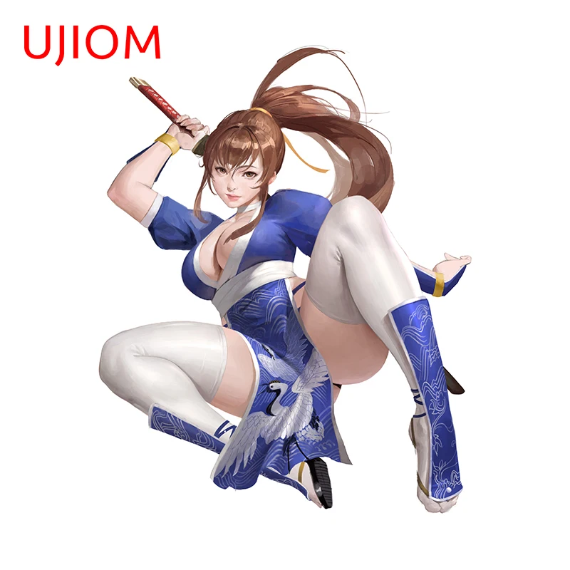 Ujiom 13cm x 10,1 cm mai shira nui sexy anime wanda uf kleber persönlichkeit creativite baby kinderzimmer aufkleber tapeten wohnkultur