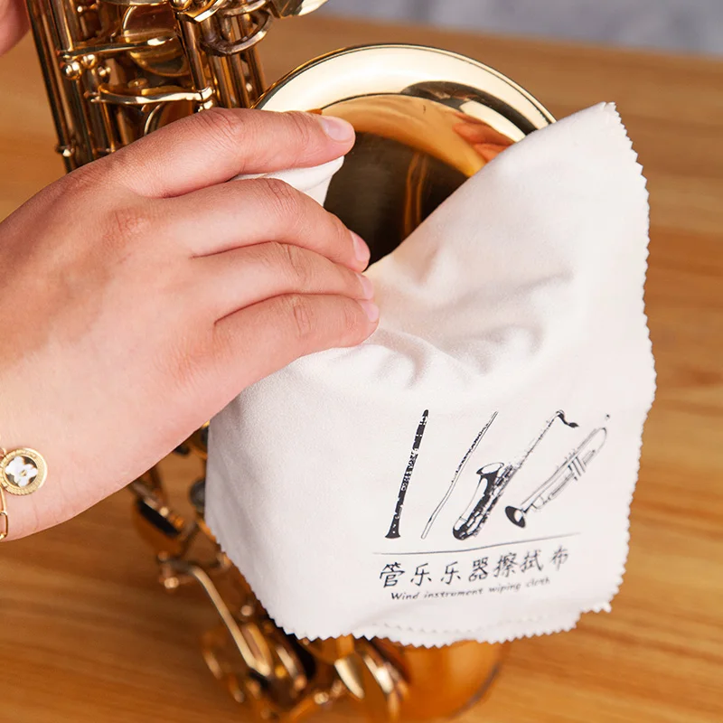 

Saxophone Clarinet Flute Cleaning Cloth Wiping Cloth Small Trombone Copper Tube Instrument Surface Cleaning Cloth