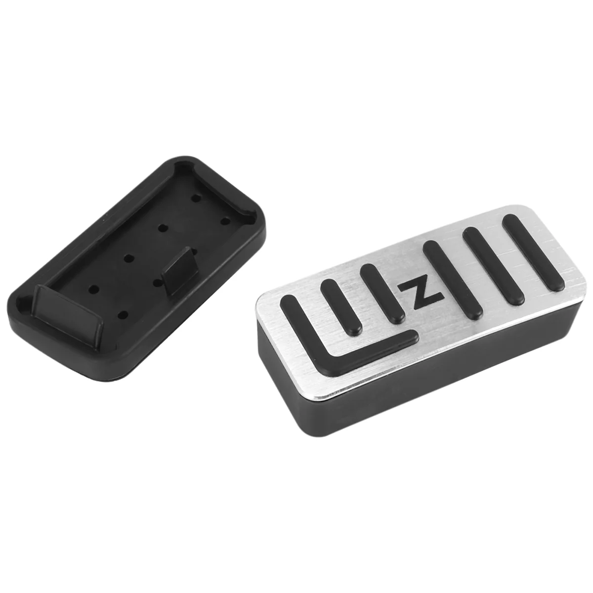 Silver Gas Accelerator Pedal and Break Pedal Cover Non-Slip for Honda N-BOX N-VAN N-WGN N-ONE JF JH JG JJ