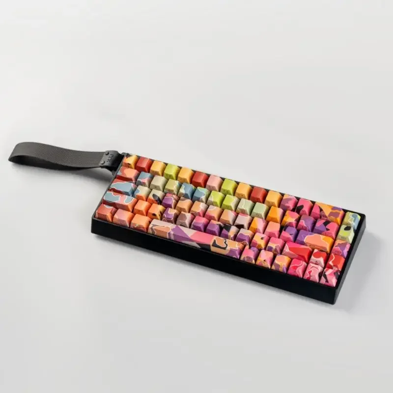 Artist keycaps Original side engraved light-transmitting PBT five-sided sublimation keycaps