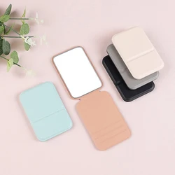 Hand-held Desktop Stand Mirror High Definition Folding Makeup Mirror Light Weight Easy To Carry Vanity Mirror Cosmetic Tools