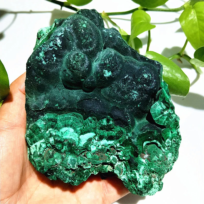 Pietre grezze naturali campione minerale di Malachite reale arredamento della stanza campioni di arredamento per la casa decorazione di pietre preziose cristalli curativi