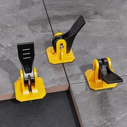 100Pcs/Set Floor Tile Leveling System Tile Leveler Ceramic Adjuster Artifacts Spacers Kit for Laying Wall Tile Construction Tool
