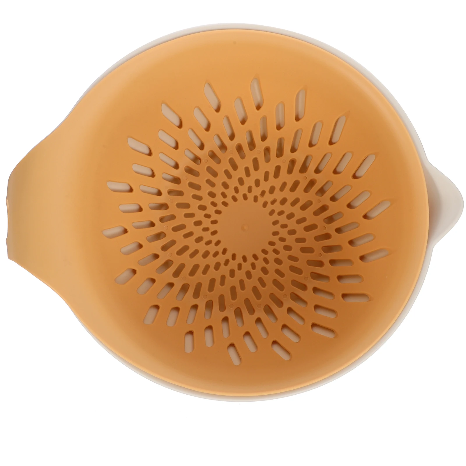

Double Layer Kitchen Accessory Basket Small Goose Yellow Kitchen Sink Drainage Fruit Household Fruit Strainer Storage