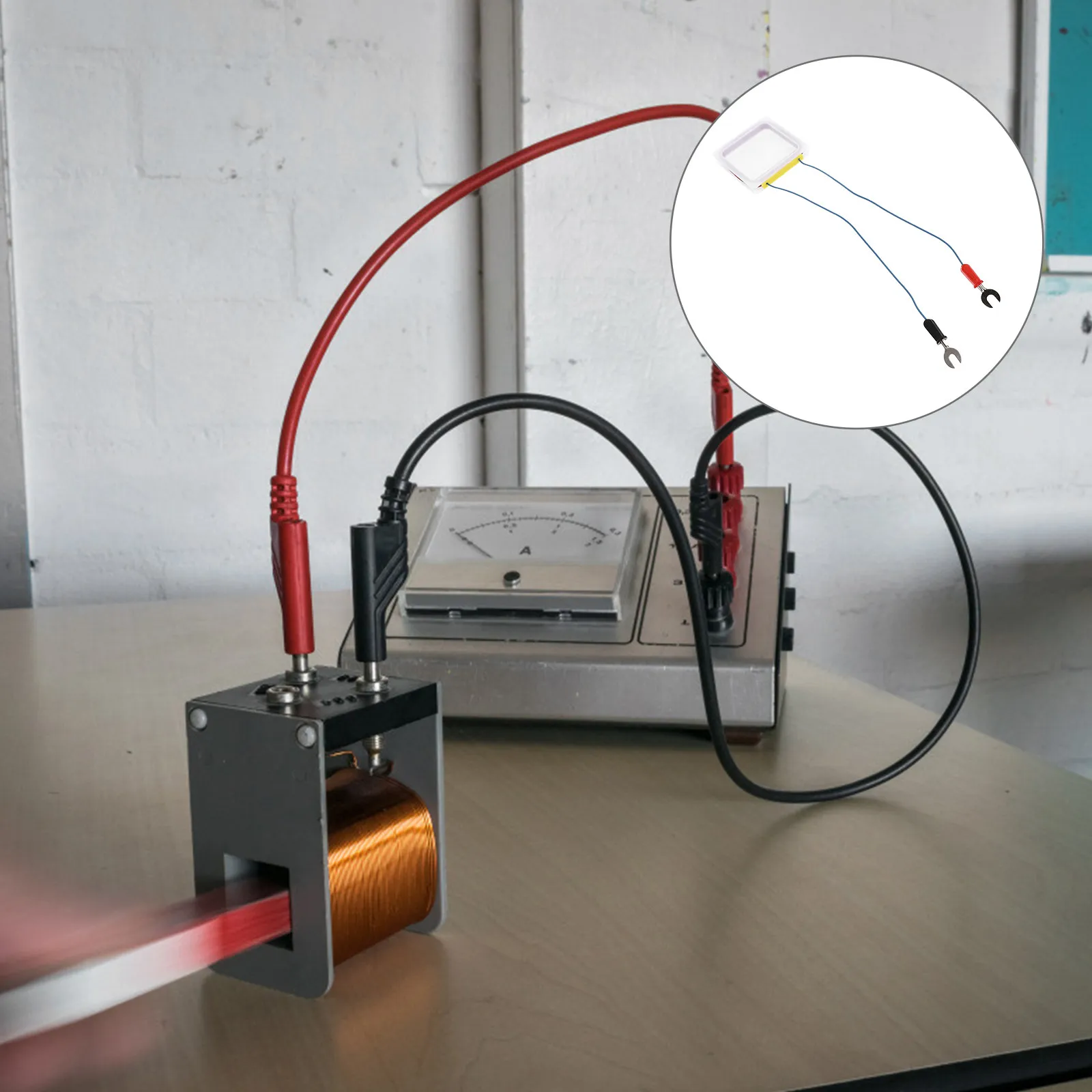 

1 Set Electromagnetics Experimental Square Coil High Quality Plastic Physics Experiment Tool for School Induction Teaching