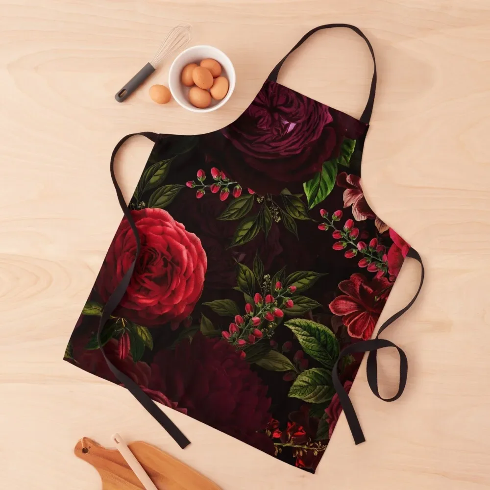 Mystical night VI Apron For Home Accessories Kitchen Household Items Apron