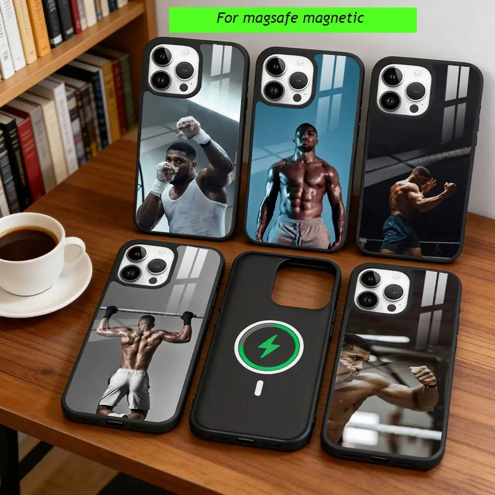 

A-Anthony J-Joshua Phone Case For iPhone17,16,15,14,13,12,11 Plus,Pro Magnetic with Magsafe Wireless Charging