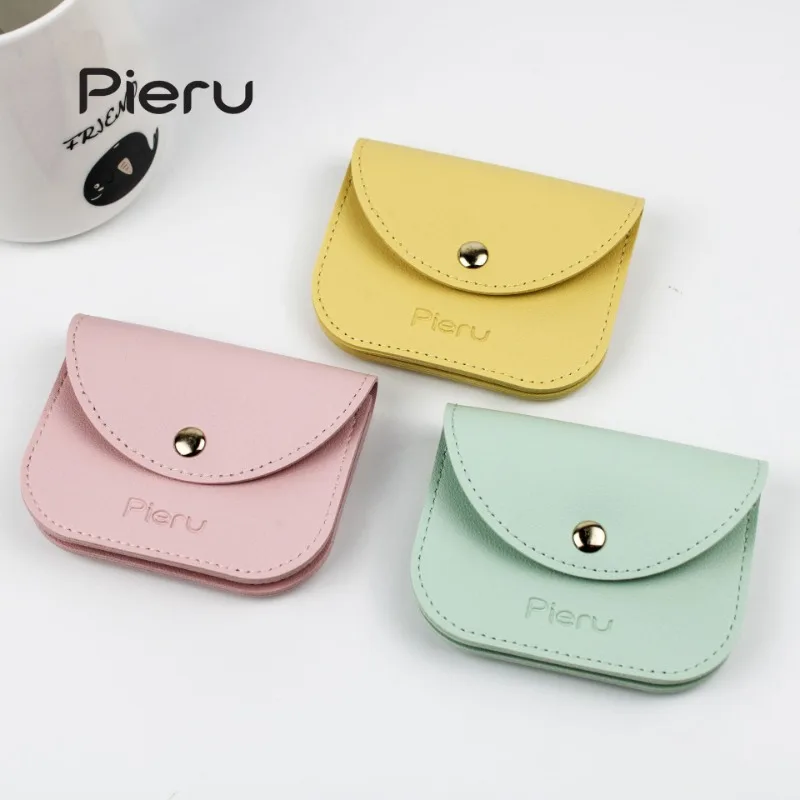 New Simple Women's Short Candy-colored Envelope Buckle Cute Cartoon ID Coin Purse