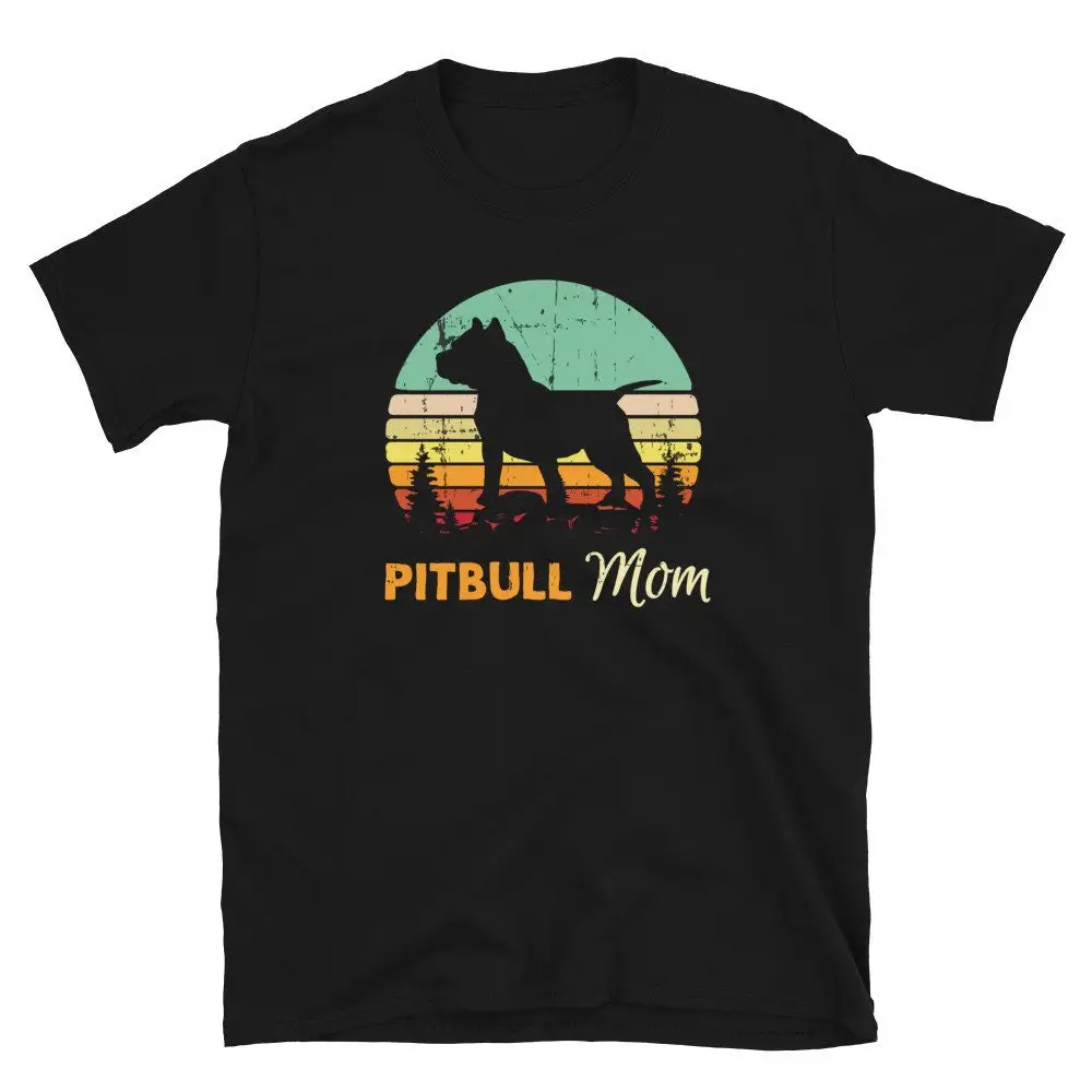 Pitbull Mom T Shirt Mothers Day Pet Pit Bull Dog Owner Pittie Lover