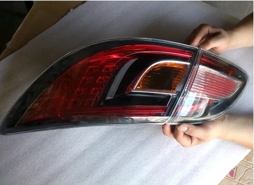 one set 4pcs Sedan car use for mazda 6 Mazda6 taillight 2009~2013y car accessories rear light for Mazda6 rear lamp