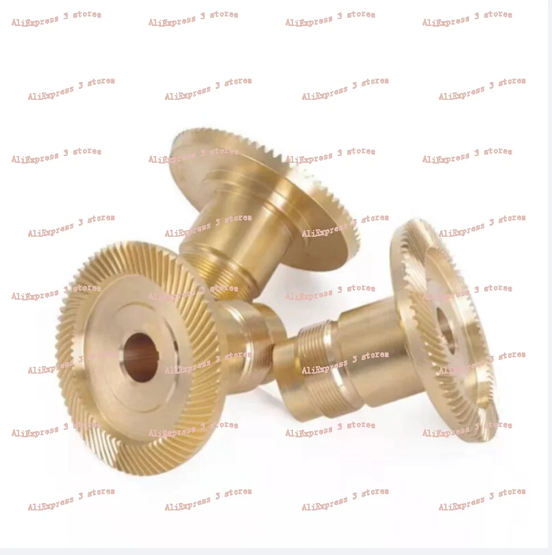 New1Pcs Milling Machine Feeder Copper Gear Tongyi APF-500 Jianfeng SBS-235 Feeder Gear Accessories