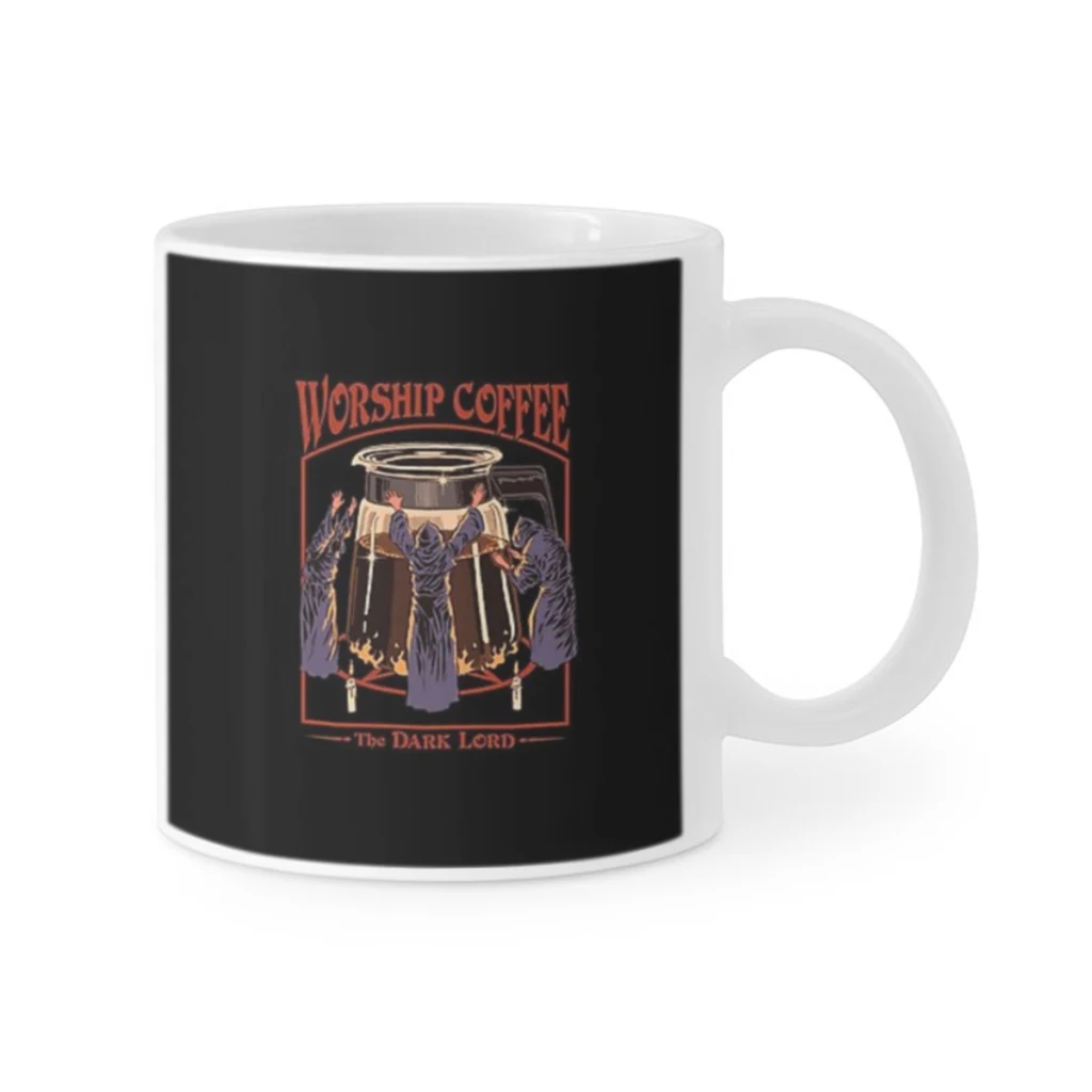 Worship Coffee Ceramics Coffee Mugs Tea Cup Milk Cups Gifts Drinkware Coffeeware